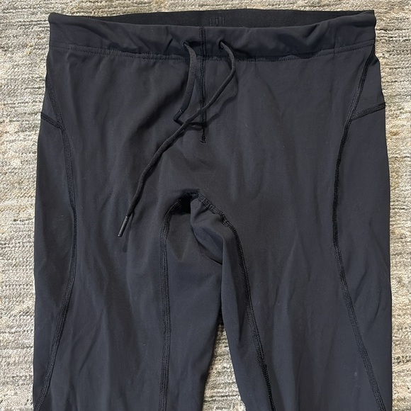 Lululemon Black Pants - size small - great condition - drawstring waist - Picture 2 of 7